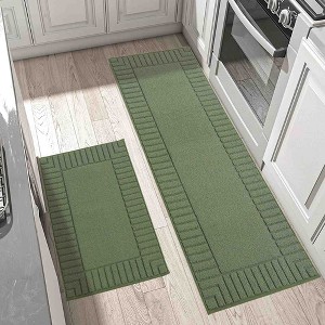 BAGOKIE Non-Slip Kitchen Mat Set of 2 - 1 of 4