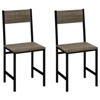 Tangkula Set of 4 Dining Chairs w/Metal Legs Slanted Back Wide Seat for Living Room - 2 of 4