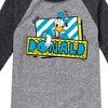 Boys' - Disney - Leaning Donald Duck With Nametag Raglan Graphic T-Shirt - 2 of 3