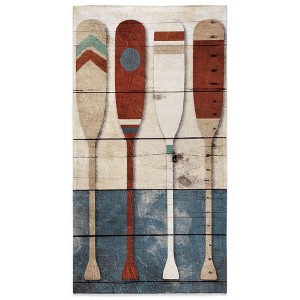 Laural Home Playful Oars Beach Towel - Multicolored - 1 of 1