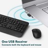 Uncaged Ergonomics KM1 Wireless Keyboard and Mouse Combo Black - image 2 of 4