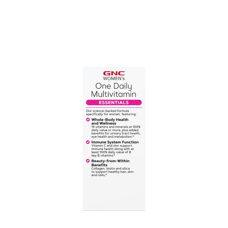 GNC Women's One Daily Multivitamin Essentials - 60 Caplets, 2 of 3