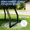 AMERLIFE Outdoor Trampoline with Enclosure Net and Ladder, Recreational Trampolines for Kids and Adults - 4 of 4
