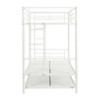 NicBex Twin Size Bunk Bed Metal Bed Frame with Trundle, Ladder and Full Length Guardrail, No Box Spring Required - 2 of 4