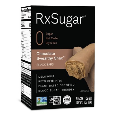 RxSugar Chocolate Swealthy Cookies Snax - 8oz