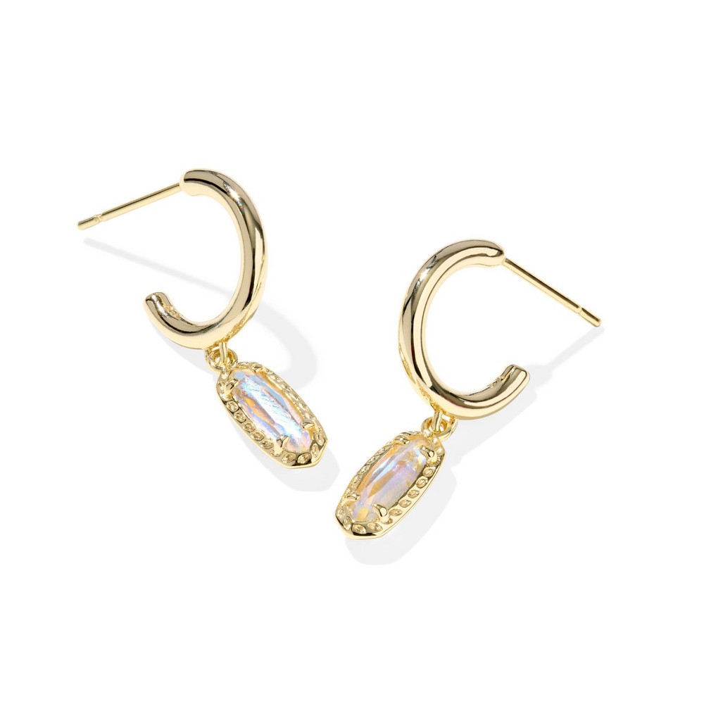 Photos - Earrings KENDRA SCOTT Emma Huggie Hoop  - Gold 