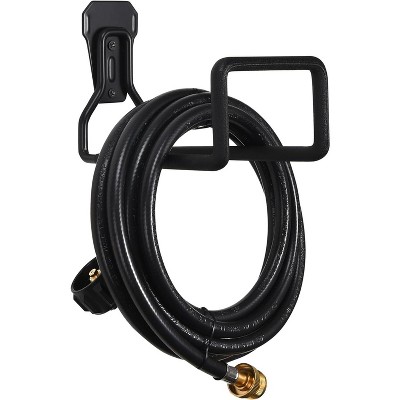 2WAYZ Black Heavy Duty Metal Wall-Mounted Hose Holder