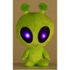 Aurora Small Twitch Light Up Alien Galactic Cuties Interstellar Stuffed Animal Green 8" - image 3 of 4