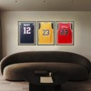 LED Sports Jersey Display Case, Lockable Shadow Box with UV-Resistant Acrylic, Wall Mount Frame for Football, Basketball, Baseball - 2 of 4