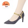 Allegra K Women's Detachable Adjustable Anti-Slip Shoe Straps Bands Belts with Buckle for Heels 2 Pairs - 4 of 4