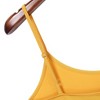 Coolmee Womens Slip Maxi Dress Sexy Bodycon Dresses Sleeveless Crewneck Long Dress XS Yellow - 4 of 4