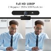 Z-EDGE™ Full HD 1080p 2.0-MP Auto-Focus Webcam with Built-in Stereo Microphones, ZW511 in Black - 4 of 4