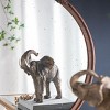 GlasFlength Decorative Wall Mirrors Wall Art Wall Mirror Classic Mirror Decorative Circle Mirror Vanity Mirror for Living Room, Brown, 29.1"*2"*30.1" - 3 of 4