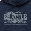 Men's - Instant Message - Seattle Graphic Fleece Pullover Hoodie - 2 of 4