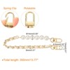 Unique Bargains Corrosion Resistance Imitation Pearl Purse Leather Wristlet Strap - 2 of 4
