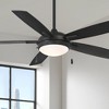 54" Minka Aire Modern Indoor Ceiling Fan with LED Light Coal Etched Opal Glass for Living Room Kitchen Bedroom Family Dining House - 2 of 3