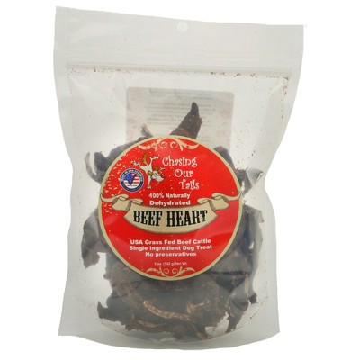 Chasing Our Tails Dehydrated Beef Heart for Dogs 5 oz