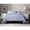 AFI Furnishings Orlando Queen Traditional Bed with Open Footboard and Turbo Charger in White - 3 of 4