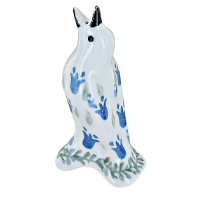 Blue Rose Polish Pottery C14 Ceramika Artystyczna Pie Bird - 1 of 1