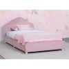 Delta Children Twin Upholstered Kids' Bed Rose Pink - 2 of 4