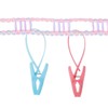 Unique Bargains Plastic Portable Windproof Non-Slip Clothes Drying Rope with Clips 1 Pc - 4 of 4