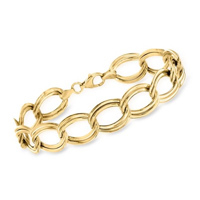 Ross-Simons Italian 14kt Yellow Gold Link Bracelet