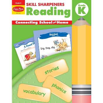 Skill Sharpeners: Reading, Grade Kindergarten Workbook - by  Evan-Moor Educational Publishers (Paperback)