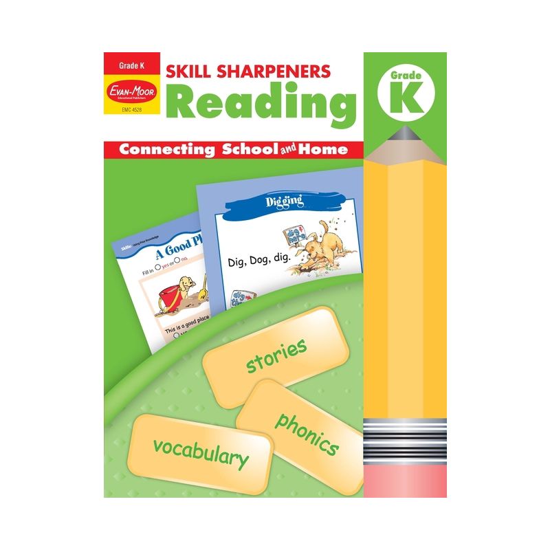 Skill Sharpeners: Reading, Grade Kindergarten Workbook - by  Evan-Moor Educational Publishers (Paperback), 1 of 2
