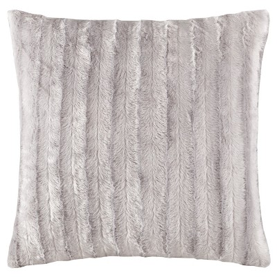 20"x20" Oversize York Faux Fur Square Throw Pillow