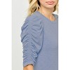 WEST K Women's Sabine Ruched Sleeve Knit Top - 4 of 4