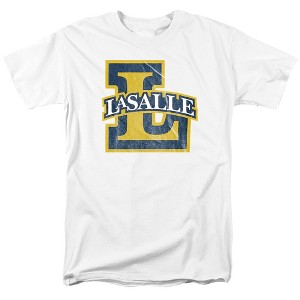 Men's La Salle University Official Distressed Primary Logo T-Shirt - 1 of 4