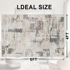 FURNIinspire Floor Mats Modern Abstract Area Rug Carpet Bedroom Rug for Living Room, Machine Washable Home Decor, Beige, 72"*48" - 3 of 4