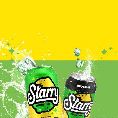 Starry Lemon Lime Soda  - 10pk/7.5 fl oz Mini Cans