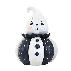 17.5 Inch Jumbo Ghost Decor Surprised Clown-Like Figurines - 1 of 3