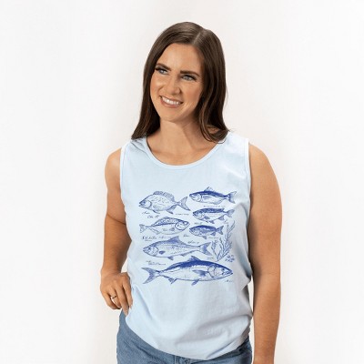 Simply Sage Market Vintage Fish Garment Dyed Tank