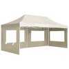 vidaXL Professional Folding Party Tent with Walls Aluminum 19.7'x9.8' Cream - 2 of 4