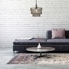 River of Goods 12" Damian Metal and Wood Pendant Brown: UL Listed, Adjustable Height, Satin Finish - 3 of 4
