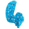 Unique Bargains Foil Number 4 Shape Balloon Helium Party Birthday Wedding Anniversary Festival Decor Blue 16" - 2 of 3