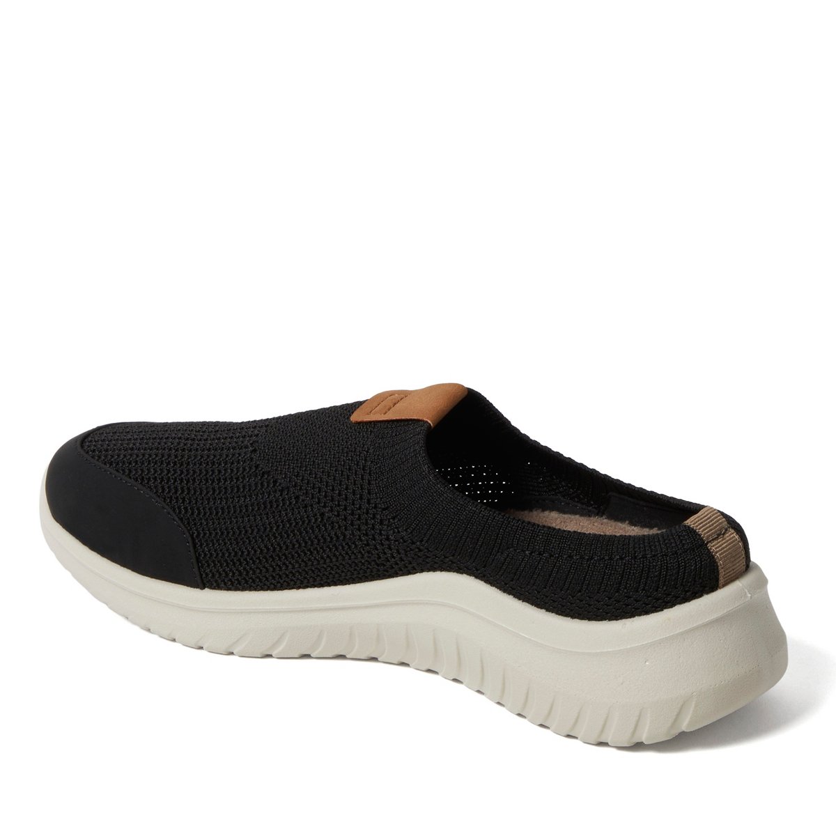 Женские сабо Dearfoams Women's Gracie Sport Knit Slip-On Clog - Black Size 8 — фото 2