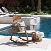 Cayo Acacia Wood Outdoor Patio Rocking Chair - Christopher Knight Home - 2 of 4