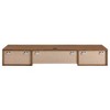 Modway Render Wall-Mount Office Desk – Mid-Century Wood Floating Desk with Storage Shelf - 4 of 4