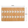VECELO Front Door Mat Welcome Mat, Absorbent Muddy Kitchen Rugs, Non-Slip Rubber Backing Doormat - 3 of 4