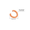 Unique Bargains Carbon Steel DIY Crafts Jewelry Making Open Connector Jump Rings 100 Pcs - 2 of 4