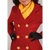 HalloweenCostumes.com Small  Girl  Kid's Carmen Sandiego Costume | TV Show Costumes, Red/Orange - 4 of 4