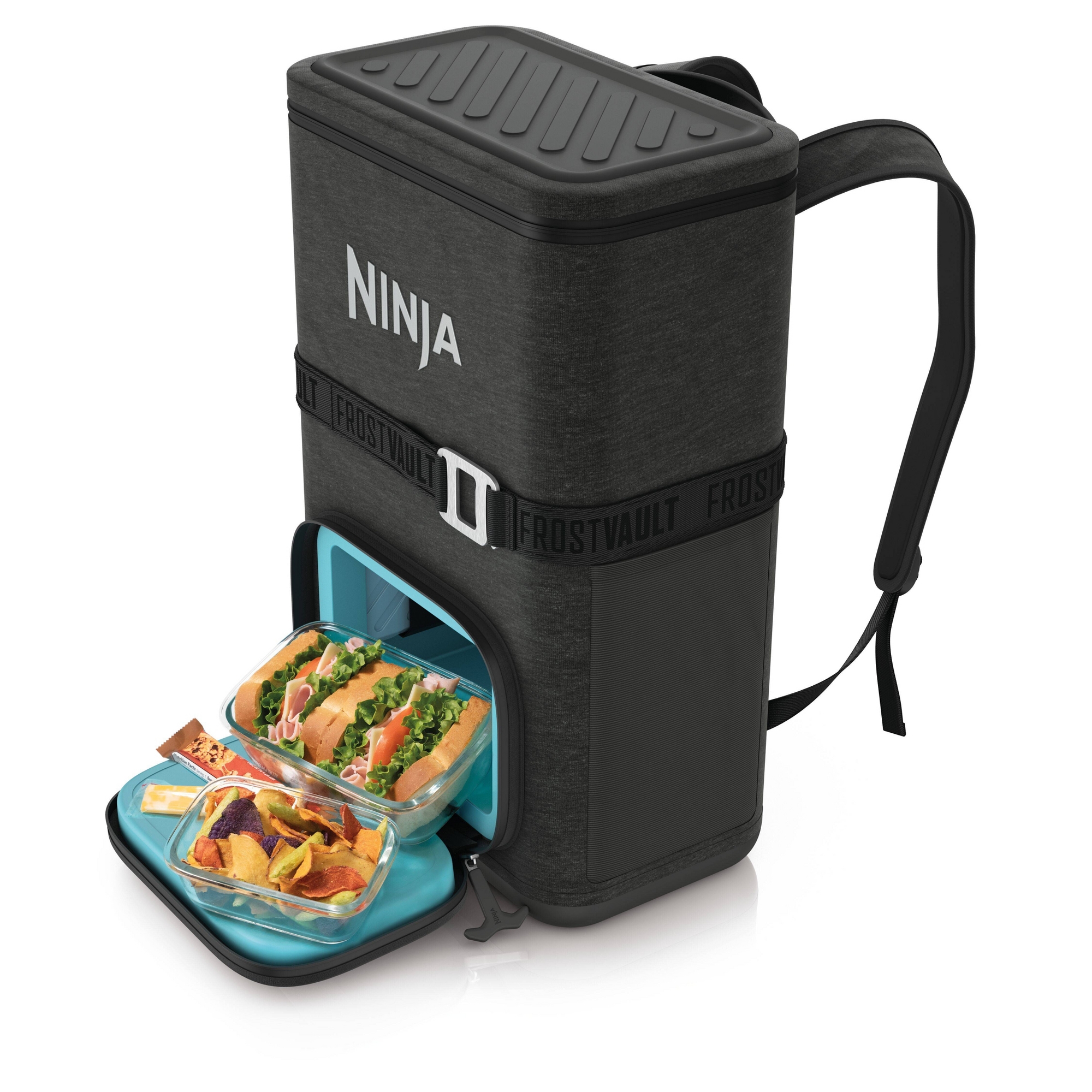 Ninja Outdoor FrostVault Go 24 Can Backpack Soft Cooler FF124CG - Charcoal Gray