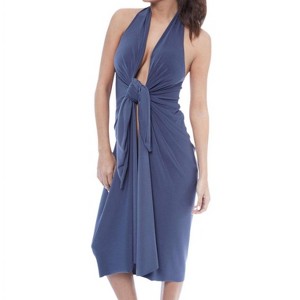 Women's 7-in-1 Long Beach Cover Up Dress - WrapIt by Tish - 1 of 3