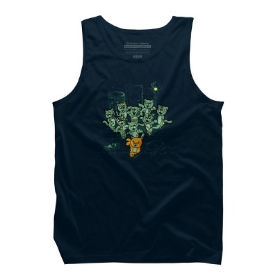 Men's Design By Humans Bad Past Lives By LetterQ Tank Top