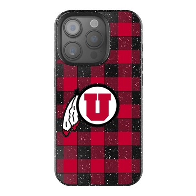 Keyscaper NCAA Big 12 Universities Plaid Bling Cell Phone Case for Apple iPhone
