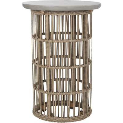 Fane Accent Table - Indoor/Outdoor - VNN1022 - Dark Grey - Safavieh