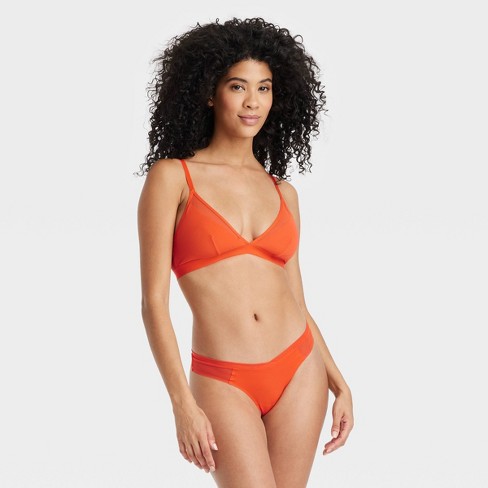 Women's Micro-mesh Thong - Auden™ Orange Xl : Target